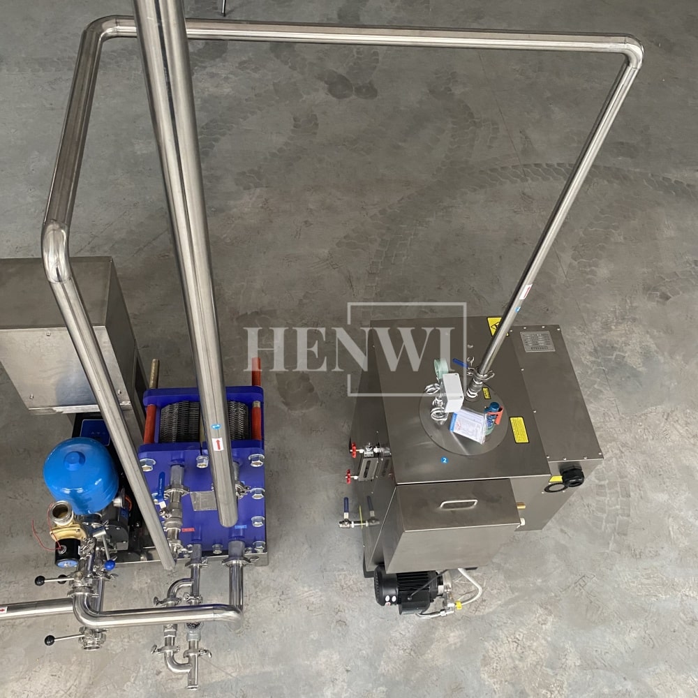 Henwi HWAM-Hot Water Heating Supplying Machine Plate Model Heat Exchanger System With 3000L Water Insulated Storage Tank And Steam Generator