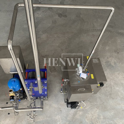 Henwi HWAM-Hot Water Heating Supplying Machine Plate Model Heat Exchanger System With 3000L Water Insulated Storage Tank And Steam Generator