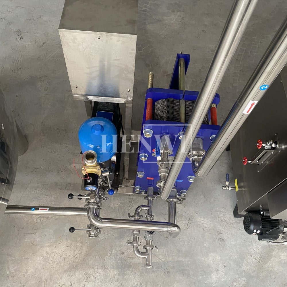 Henwi HWAM-Hot Water Heating Supplying Machine Plate Model Heat Exchanger System With 3000L Water Insulated Storage Tank And Steam Generator