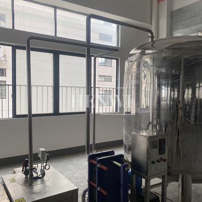 Henwi HWAM-Hot Water Heating Supplying Machine Plate Model Heat Exchanger System With 3000L Water Insulated Storage Tank And Steam Generator