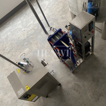 Henwi HWAM-Hot Water Heating Supplying Machine Plate Model Heat Exchanger System With 3000L Water Insulated Storage Tank And Steam Generator