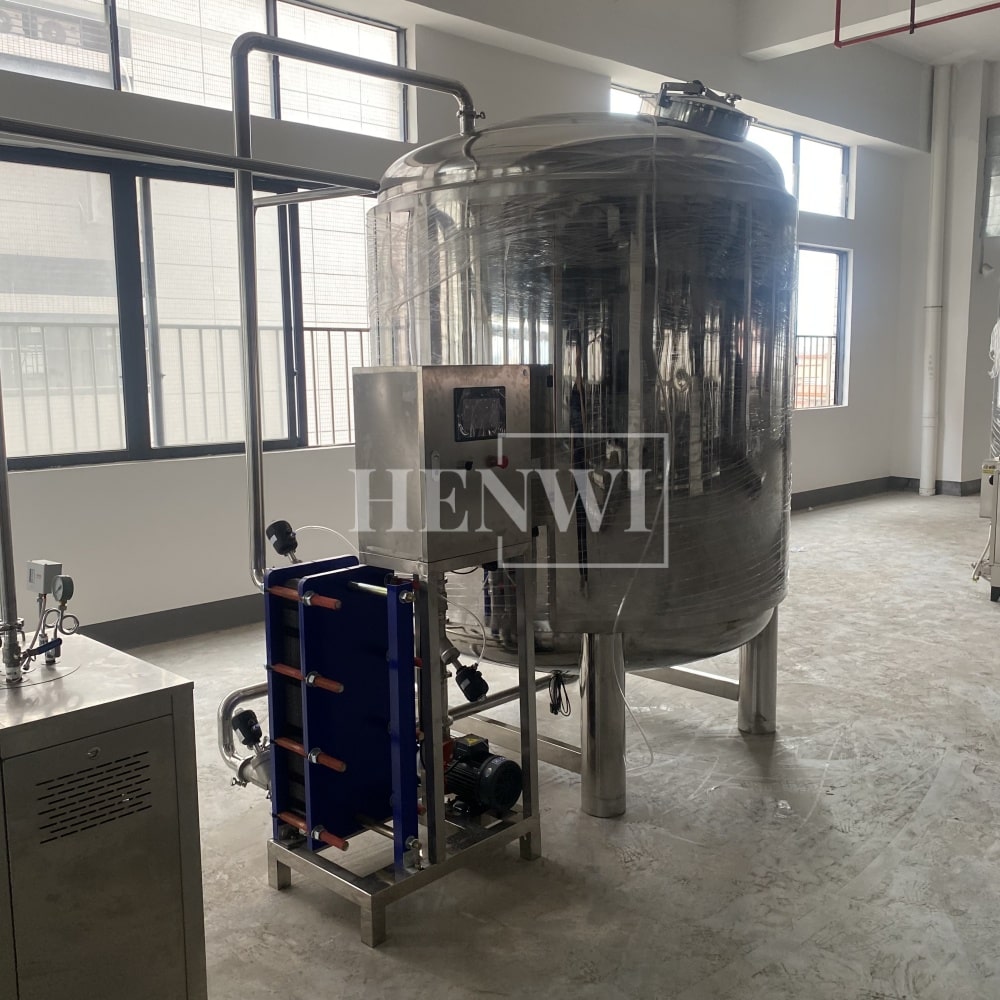 Henwi HWAM-Hot Water Heating Supplying Machine Plate Model Heat Exchanger System With 3000L Water Insulated Storage Tank And Steam Generator