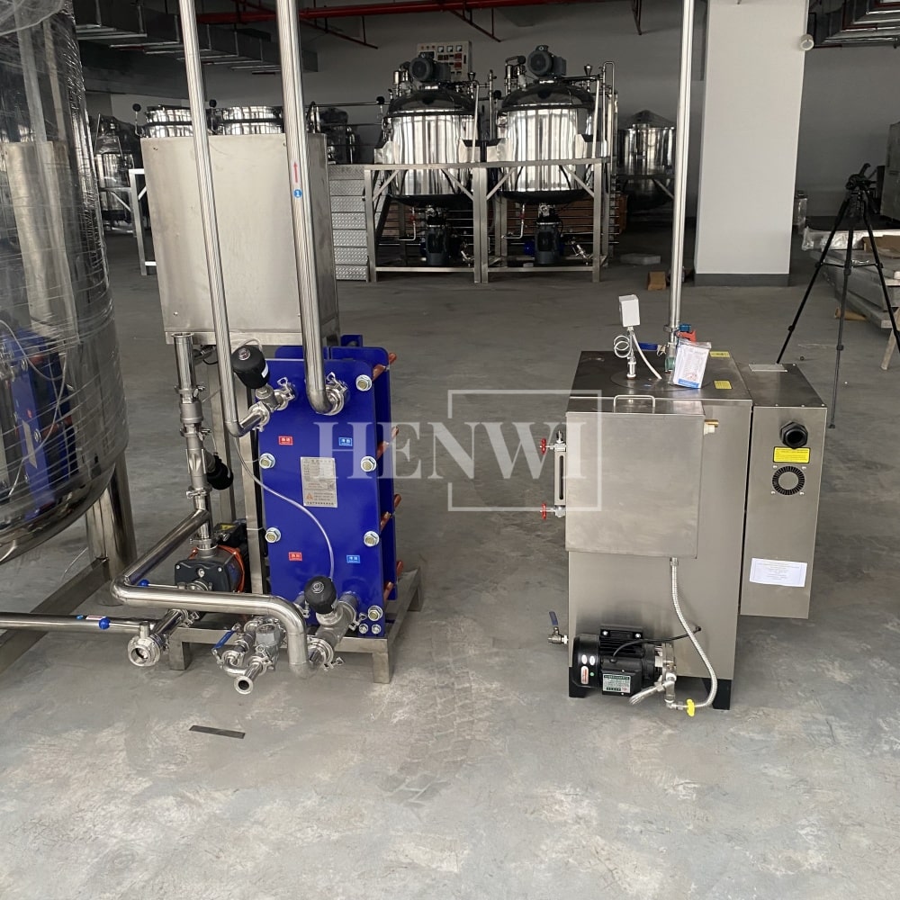 Henwi HWAM-Hot Water Heating Supplying Machine Plate Model Heat Exchanger System With 3000L Water Insulated Storage Tank And Steam Generator