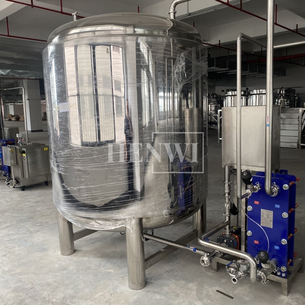 Henwi HWAM-Hot Water Heating Supplying Machine Plate Model Heat Exchanger System With 3000L Water Insulated Storage Tank And Steam Generator
