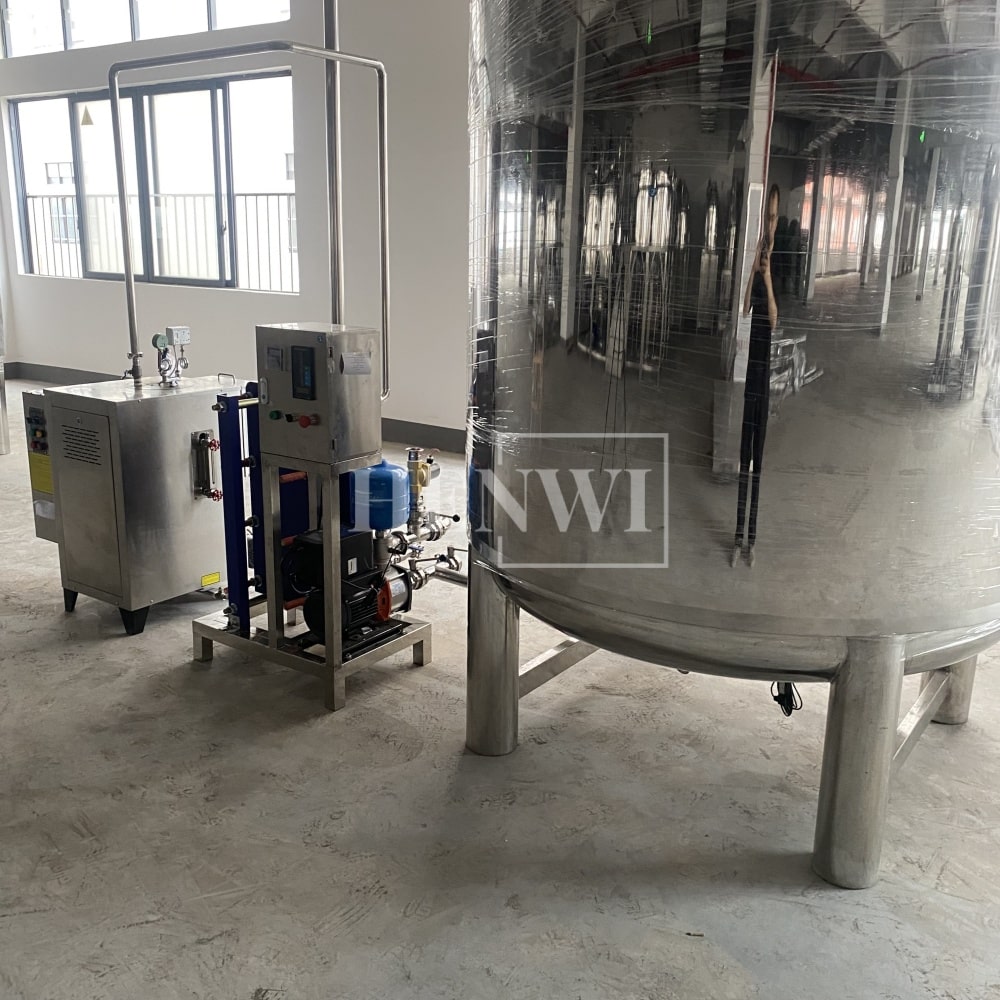 Henwi HWAM-Hot Water Heating Supplying Machine Plate Model Heat Exchanger System With 3000L Water Insulated Storage Tank And Steam Generator