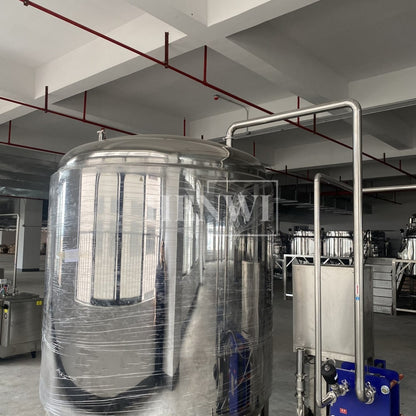 Henwi HWAM-Hot Water Heating Supplying Machine Plate Model Heat Exchanger System With 3000L Water Insulated Storage Tank And Steam Generator