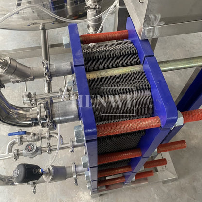 Henwi HWAM-Hot Water Heating Supplying Machine Plate Model Heat Exchanger System With 3000L Water Insulated Storage Tank And Steam Generator