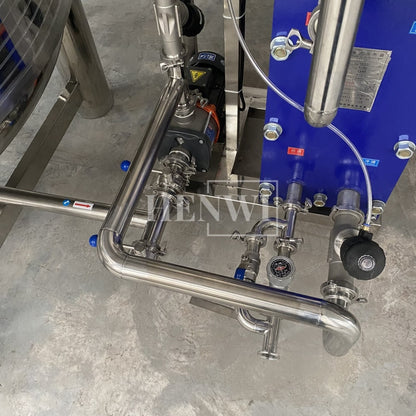 Henwi HWAM-Hot Water Heating Supplying Machine Plate Model Heat Exchanger System With 3000L Water Insulated Storage Tank And Steam Generator