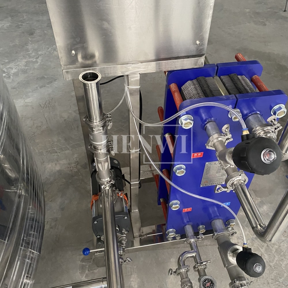 Henwi HWAM-Hot Water Heating Supplying Machine Plate Model Heat Exchanger System With 3000L Water Insulated Storage Tank And Steam Generator