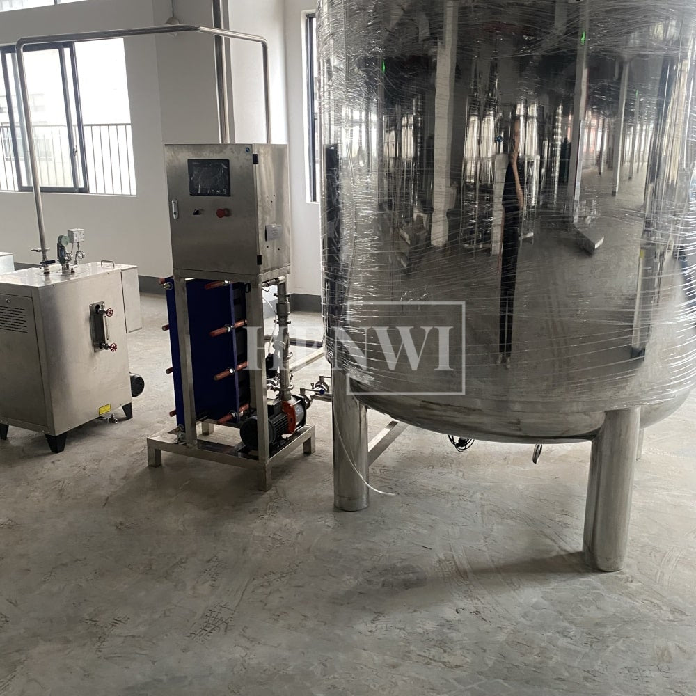 Henwi HWAM-Hot Water Heating Supplying Machine Plate Model Heat Exchanger System With 3000L Water Insulated Storage Tank And Steam Generator