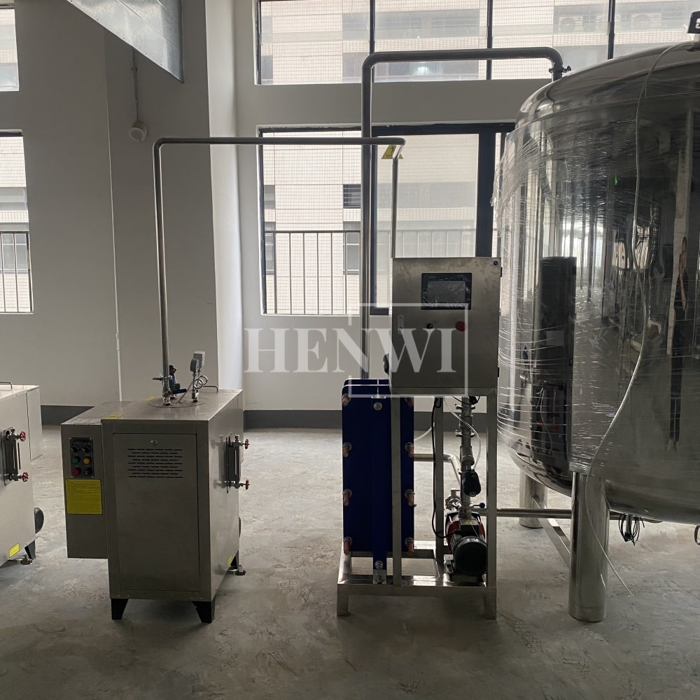 Henwi HWAM-Hot Water Heating Supplying Machine Plate Model Heat Exchanger System With 3000L Water Insulated Storage Tank And Steam Generator