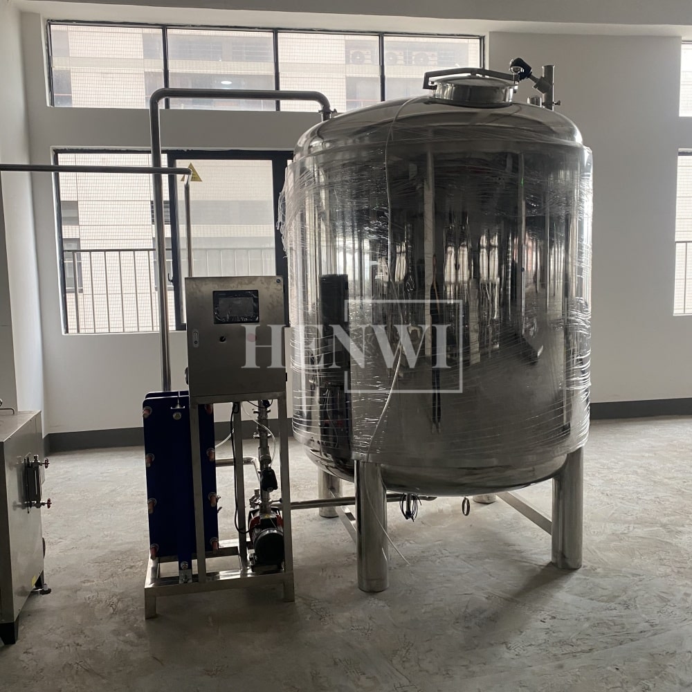 Henwi HWAM-Hot Water Heating Supplying Machine Plate Model Heat Exchanger System With 3000L Water Insulated Storage Tank And Steam Generator