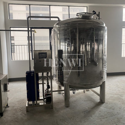Henwi HWAM-Hot Water Heating Supplying Machine Plate Model Heat Exchanger System With 3000L Water Insulated Storage Tank And Steam Generator
