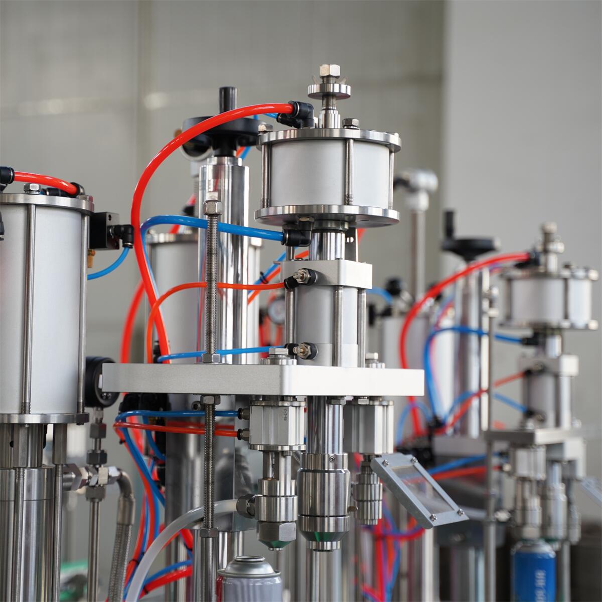 Henwi HWAM-3 in 1 Semi Automatic Aerosol Filler Sealer Packer Aerosol Spray Aluminum Can Filling Crimping Machine