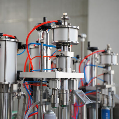 Henwi HWAM-3 in 1 Semi Automatic Aerosol Filler Sealer Packer Aerosol Spray Aluminum Can Filling Crimping Machine