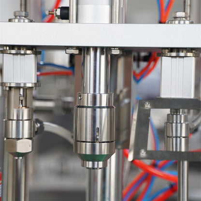 Henwi HWAM-3 in 1 Semi Automatic Aerosol Filler Sealer Packer Aerosol Spray Aluminum Can Filling Crimping Machine