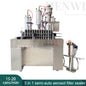 Henwi HWAM-3 in 1 Semi Automatic Aerosol Filler Sealer Packer Aerosol Spray Aluminum Can Filling Crimping Machine