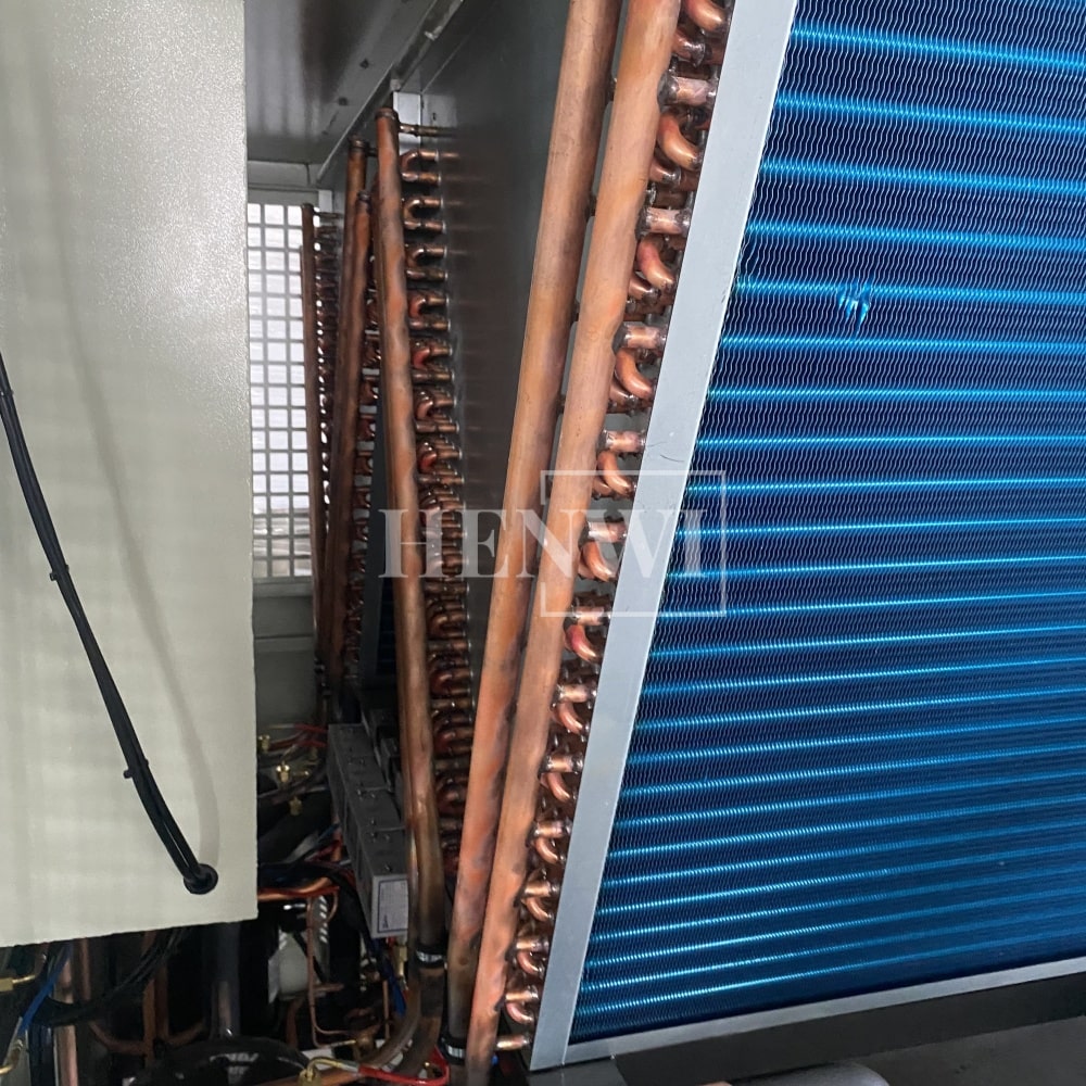 Henwi HWAM-40HP Cold Water Freezing Cooling Machine With 10 Tons Water Storage Tank Water Chiller Refrigerator Machine