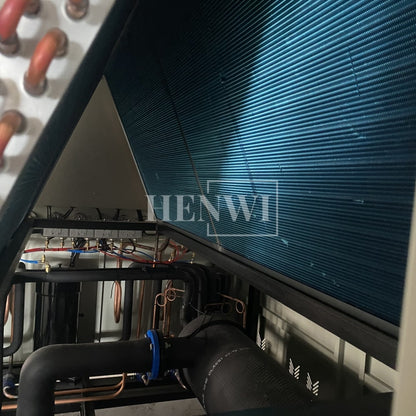 Henwi HWAM-40HP Cold Water Freezing Cooling Machine With 10 Tons Water Storage Tank Water Chiller Refrigerator Machine