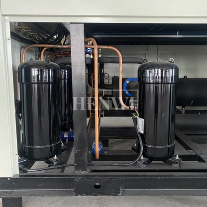 Henwi HWAM-40HP Cold Water Freezing Cooling Machine With 10 Tons Water Storage Tank Water Chiller Refrigerator Machine