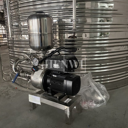 Henwi HWAM-40HP Cold Water Freezing Cooling Machine With 10 Tons Water Storage Tank Water Chiller Refrigerator Machine