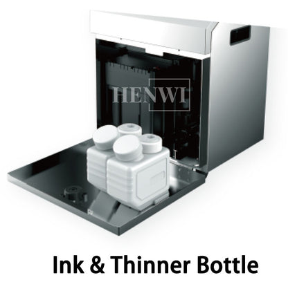 Henwi HWAM-A470 Ink Printing Coding Machine Industrial Nozzle Automatic Inkjet Printer for Eggs Bottle Carton Pouch Date Expiry Digital