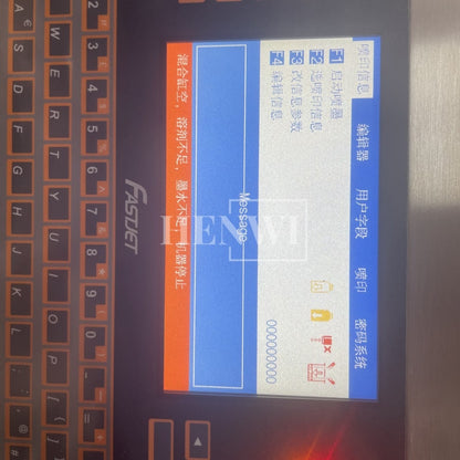 Henwi HWAM-A470 Ink Printing Coding Machine Industrial Nozzle Automatic Inkjet Printer for Eggs Bottle Carton Pouch Date Expiry Digital