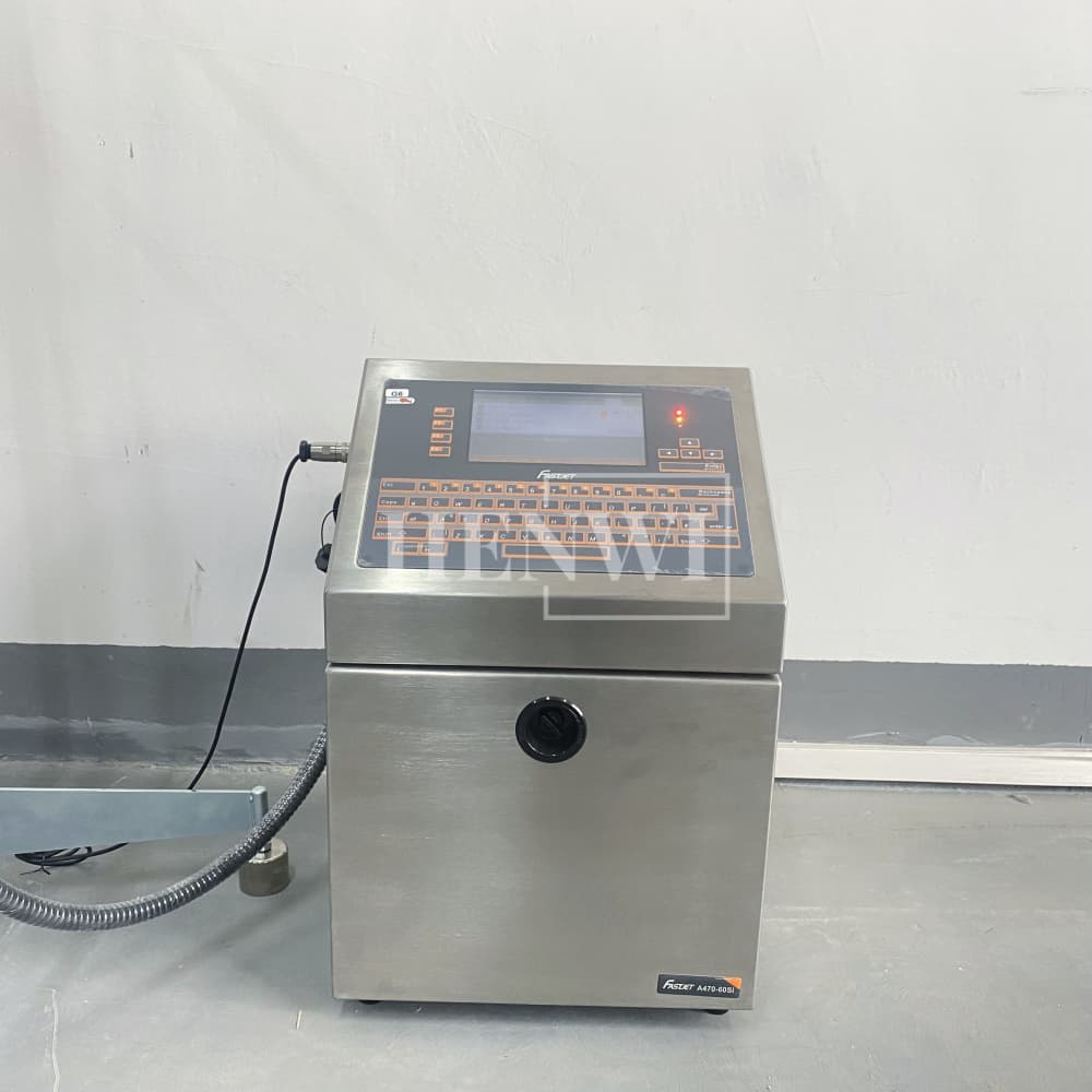 Henwi HWAM-A470 Ink Printing Coding Machine Industrial Nozzle Automatic Inkjet Printer for Eggs Bottle Carton Pouch Date Expiry Digital