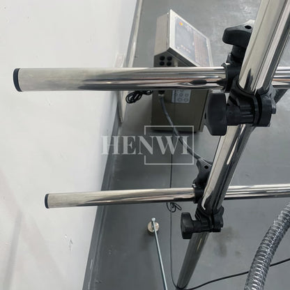 Henwi HWAM-A470 Ink Printing Coding Machine Industrial Nozzle Automatic Inkjet Printer for Eggs Bottle Carton Pouch Date Expiry Digital