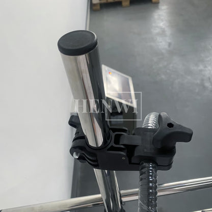 Henwi HWAM-A470 Ink Printing Coding Machine Industrial Nozzle Automatic Inkjet Printer for Eggs Bottle Carton Pouch Date Expiry Digital