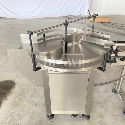 Henwi HWAM-Bottle Feeding / Collecting Table Bottle Unscrambler Bottle Sorting Machine Bottle Arranging Feeder