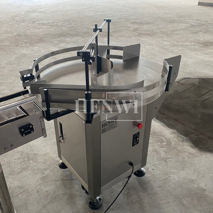 Henwi HWAM-Bottle Feeding / Collecting Table Bottle Unscrambler Bottle Sorting Machine Bottle Arranging Feeder