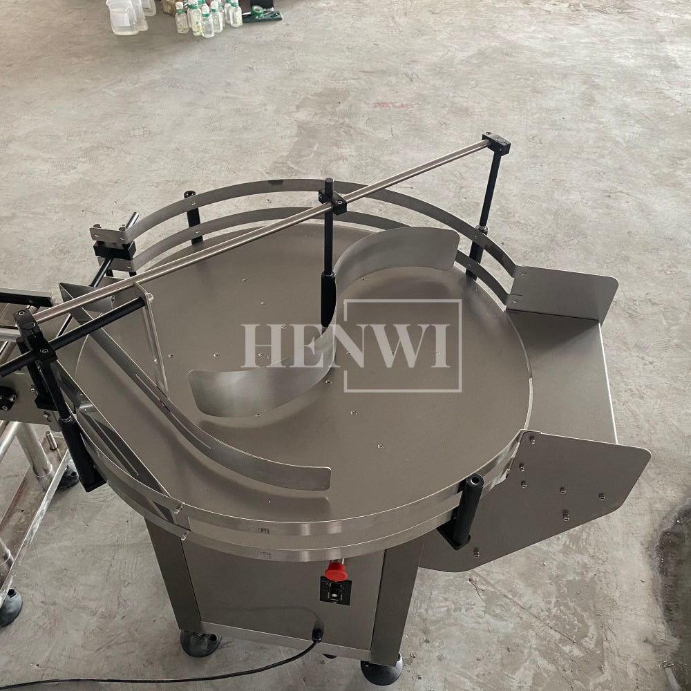 Henwi HWAM-Bottle Feeding / Collecting Table Bottle Unscrambler Bottle Sorting Machine Bottle Arranging Feeder