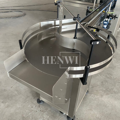 Henwi HWAM-Bottle Feeding / Collecting Table Bottle Unscrambler Bottle Sorting Machine Bottle Arranging Feeder