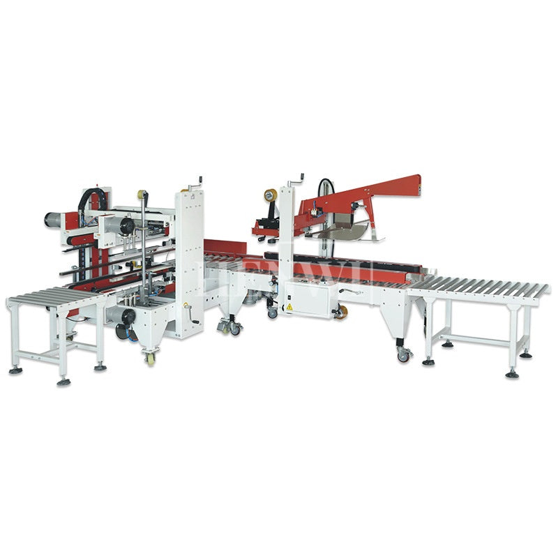 Henwi HWAM-Carton Forming Sealing Machine Line Corrugated Paper Box Opening Unpacking Folding Sealing Machine Tape Sealer