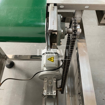 Henwi HWAM-5 Meters PVC Belt Conveyor Operation Table SUS Operating Desk Conveying Equipment