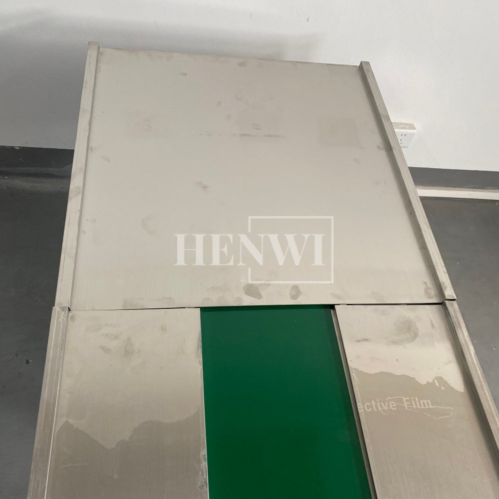 Henwi HWAM-5 Meters PVC Belt Conveyor Operation Table SUS Operating Desk Conveying Equipment