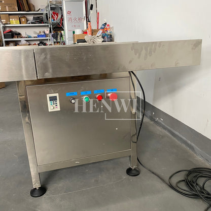 Henwi HWAM-5 Meters PVC Belt Conveyor Operation Table SUS Operating Desk Conveying Equipment