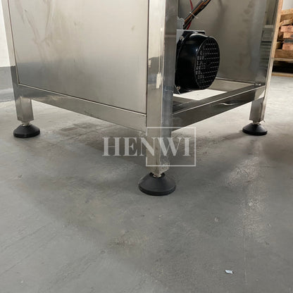 Henwi HWAM-5 Meters PVC Belt Conveyor Operation Table SUS Operating Desk Conveying Equipment