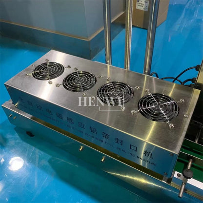 Henwi HWAM-Desktop Air Cooling Induction Sealer Continuous Aluminum Foil Electromagnetic Induction Sealing Machine For Plastic Glass Bottle Jar