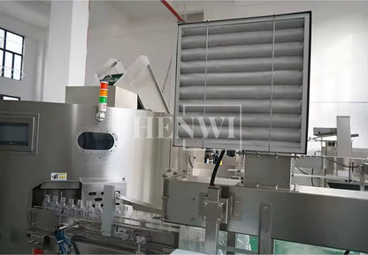 Henwi HWAM-High Speed Bottle Unscrambler Plastic Bottle Aluminum Can Metal Tin Sorting Arranging Loading Feeding Feeder Machine