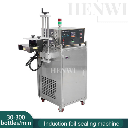 Henwi HWAM-Water Cooling Induction Sealer Aluminum Foil Electromagnetic Induction Sealing Machine For Plastic Glass Bottle Jar