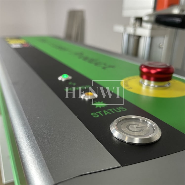 Henwi HWAM-Laser Marking Printing Coding Machine CO2 Engraver Online Flying Laser Marking Machine Expiry Date Plastic Bottles Assembly Marker