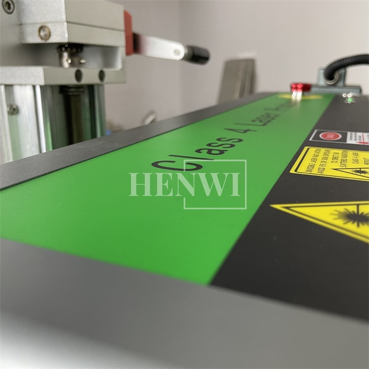 Henwi HWAM-Laser Marking Printing Coding Machine CO2 Engraver Online Flying Laser Marking Machine Expiry Date Plastic Bottles Assembly Marker