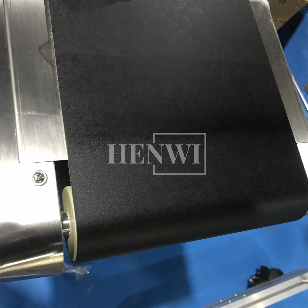 Henwi HWAM-PU Belt Conveyor Machine Adjustable Speed PU Band Belt Conveyor Stainless Steel Production Assembly Line