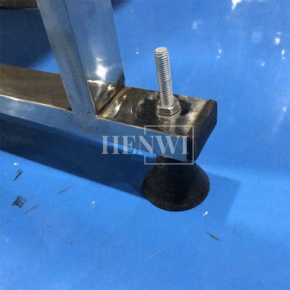 Henwi HWAM-PU Belt Conveyor Machine Adjustable Speed PU Band Belt Conveyor Stainless Steel Production Assembly Line