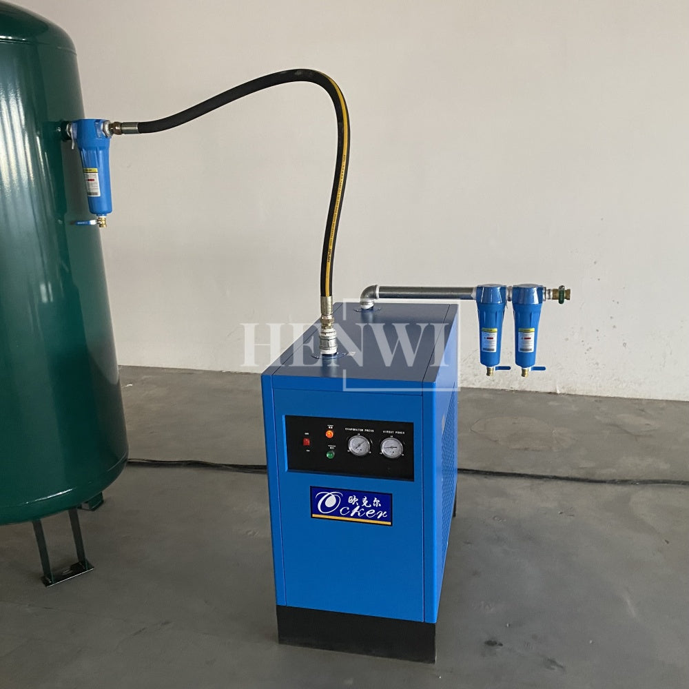 Henwi HWAM-7.5-15KW Rotary Screw Air Compressors Permanent Magnet Screw Variable Frequency Air Compressor