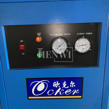 Henwi HWAM-7.5-15KW Rotary Screw Air Compressors Permanent Magnet Screw Variable Frequency Air Compressor