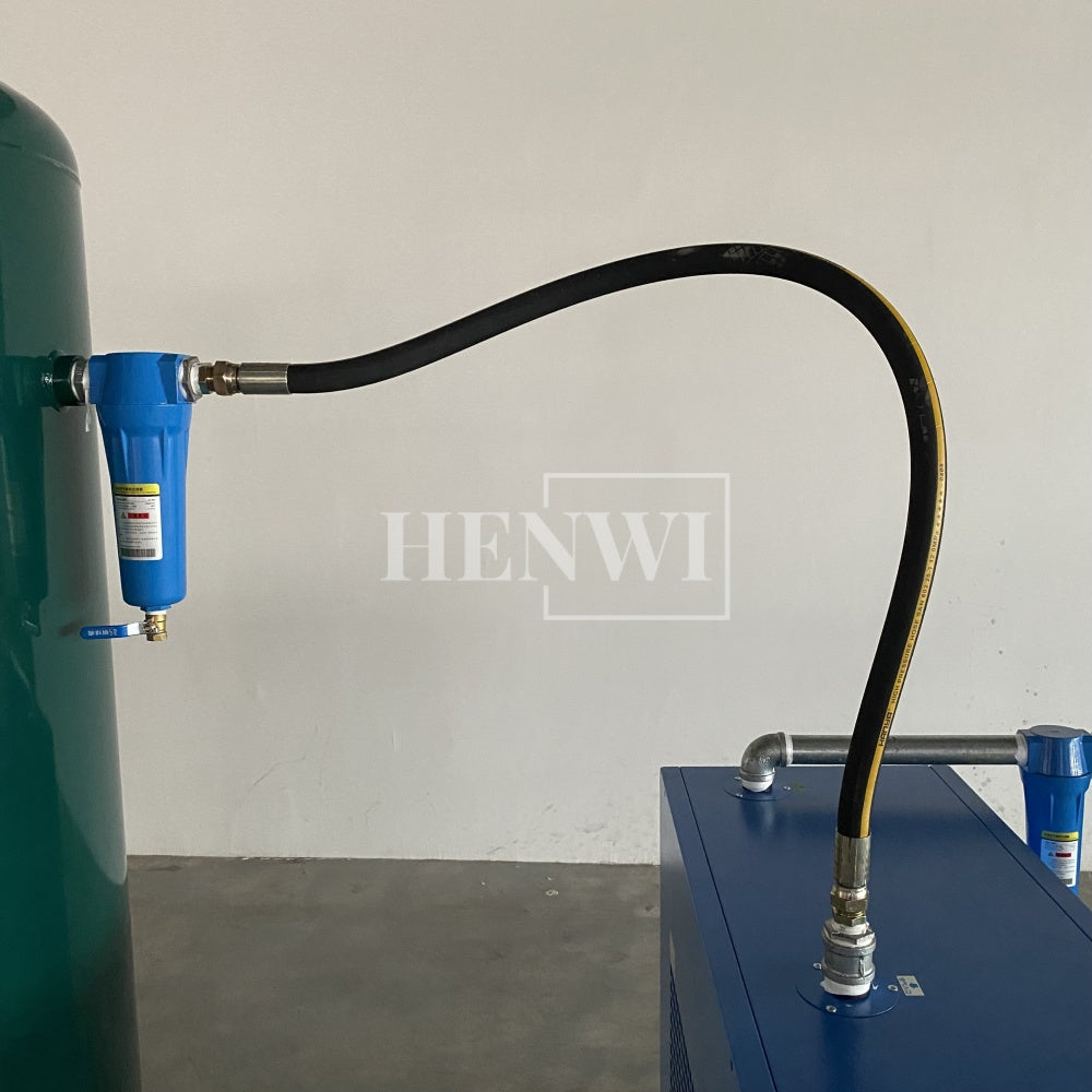 Henwi HWAM-7.5-15KW Rotary Screw Air Compressors Permanent Magnet Screw Variable Frequency Air Compressor