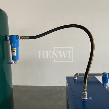 Henwi HWAM-7.5-15KW Rotary Screw Air Compressors Permanent Magnet Screw Variable Frequency Air Compressor